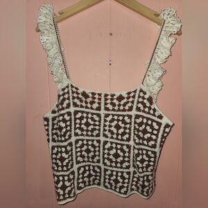 Marine Layer Crochet Tank Top